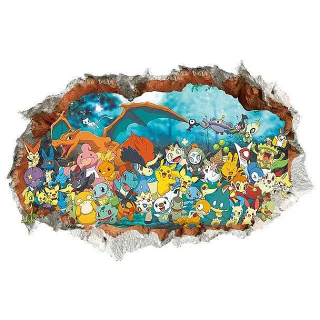 Sonstiges Merchandise-Pkm.store Pokemon Pikachu U. A. Wand Sticker