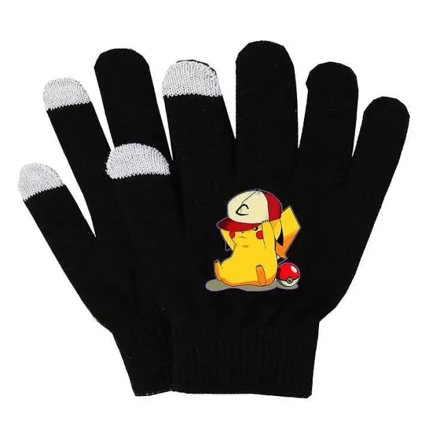 Herbst & Winter-Pkm.store Pokemon Pikachu Warme Winter Handschuhe - Viele Motive