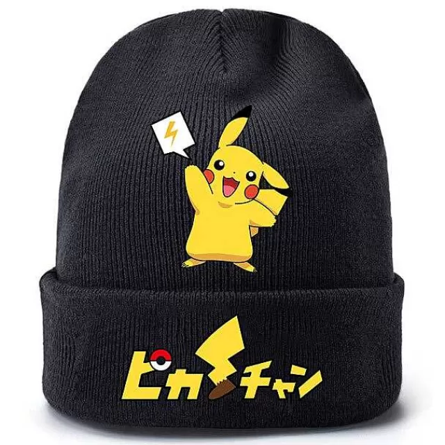 Herbst & Winter-Pkm.store Pokemon Pikachu Winter Beanie Mutze Fur Die Kalte Jahreszeit