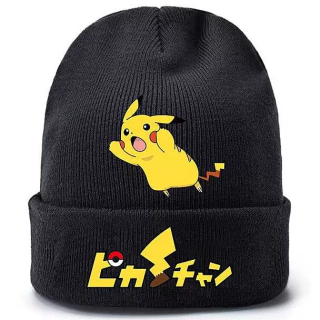 Pokemon Mützen & Caps-Pkm.store Pokemon Pikachu Winter Beanie Mutze Fur Die Kalte Jahreszeit