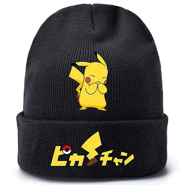 Pokemon Mützen & Caps-Pkm.store Pokemon Pikachu Winter Beanie Mutze Fur Die Kalte Jahreszeit