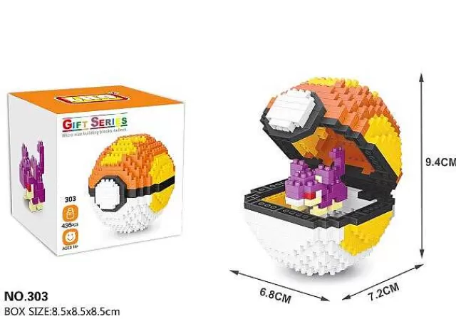 Pokemon Bausteine-Pkm.store Pokemon Pokeball / Pokebälle Baustein Set