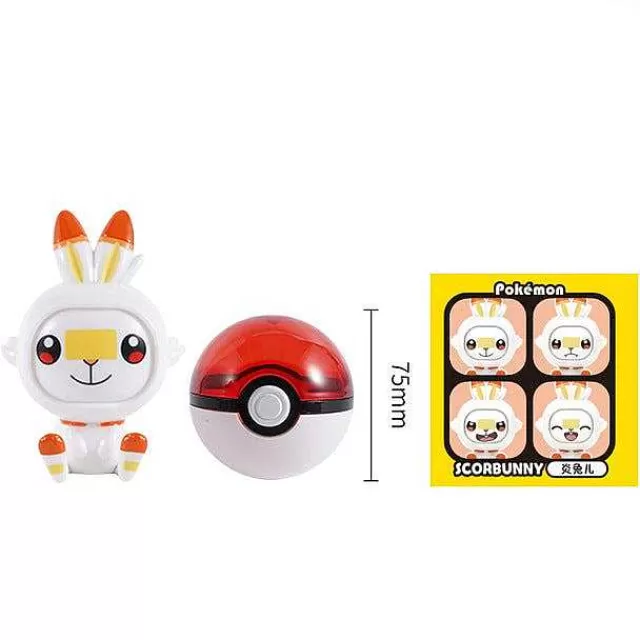 Pokemon Figuren-Pkm.store Pokemon Pokeball Mit Gesichtswechselnder Pokemonfigur