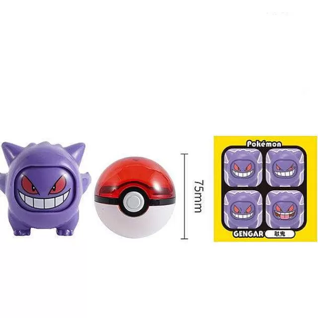 Pokeball & Pokebälle-Pkm.store Pokemon Pokeball Mit Gesichtswechselnder Pokemonfigur