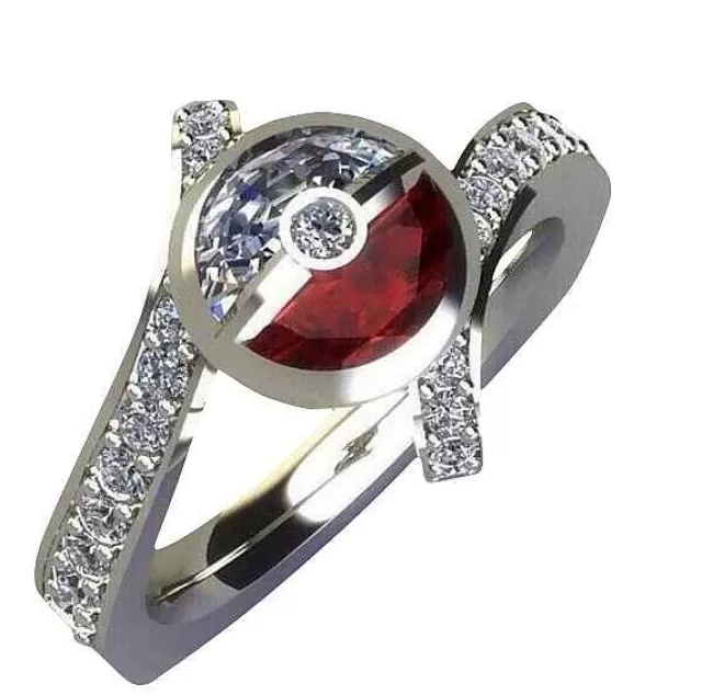 Pokemon Schmuck-Pkm.store Pokemon Pokeball Ring