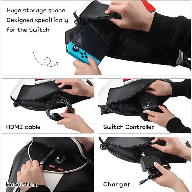 Sommer-Pkm.store Pokemon Pokeball Tasche Fur Nintendo Switch Konsole Und Zubehor