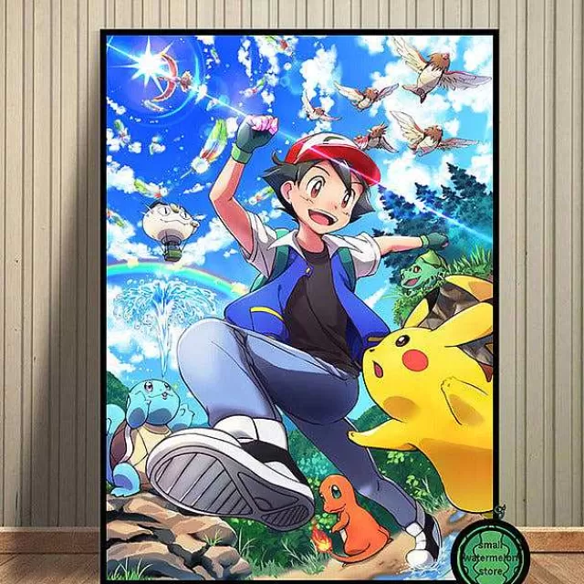 Sonstiges Merchandise-Pkm.store Pokemon Poster Kunstdrucke Ash Ketchum Pikachu Jigglypuff Etc.