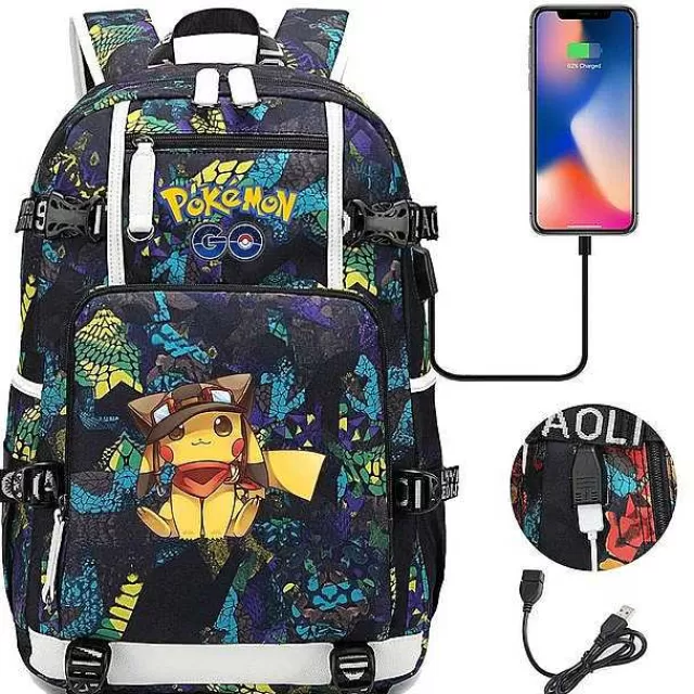 Rucksäcke & Taschen-Pkm.store Pokemon Rucksack Mit Smartphone Ladefunktion