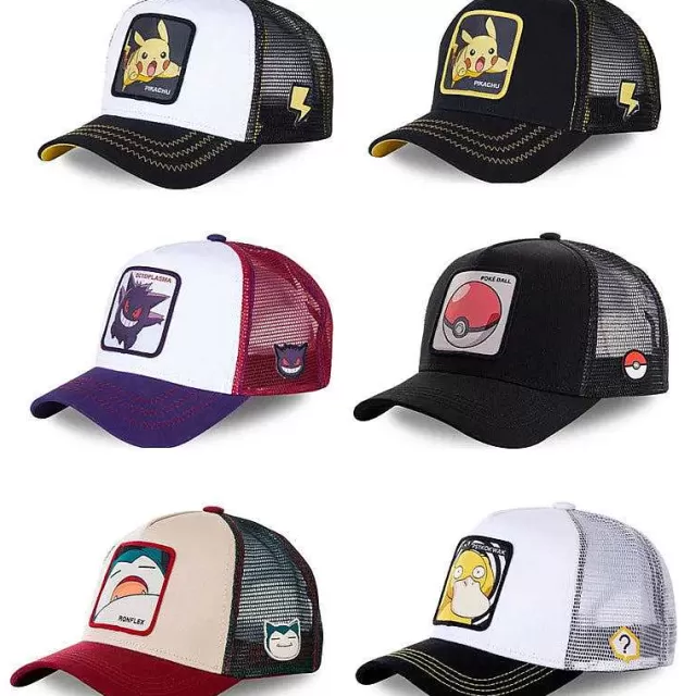 Pokemon Mützen & Caps-Pkm.store Pokemon Sommer Baseball Caps In Verschiedenen Motiven