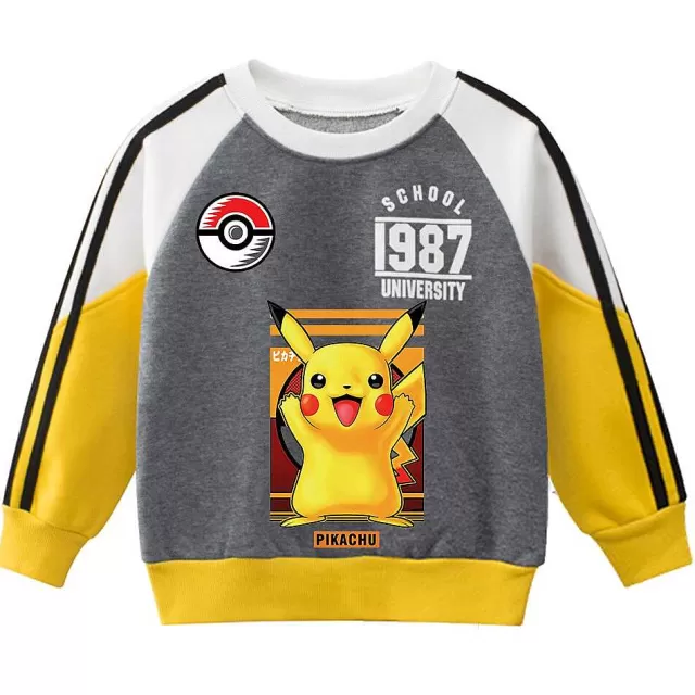 Herbst & Winter-Pkm.store Pokemon Sportliches Kinder Sweatshirt