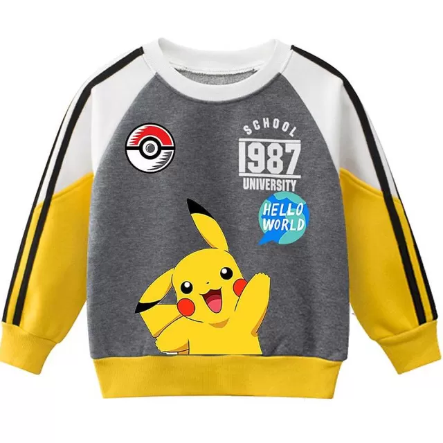 Herbst & Winter-Pkm.store Pokemon Sportliches Kinder Sweatshirt