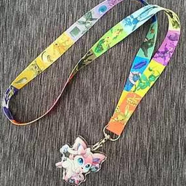 Sonstiges Merchandise-Pkm.store Pokemon Sylveon Keychain / Anhanger / Lanyard