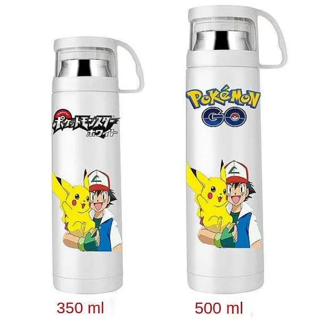 Sonstiges Merchandise-Pkm.store Pokemon Thermoskanne Wasserflasche In Vielen Motiven (350Ml Oder 500Ml)