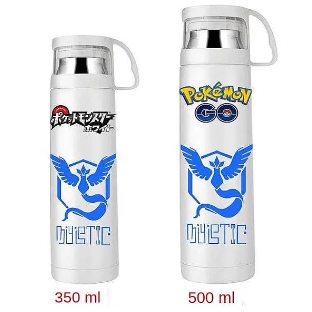 Sommer-Pkm.store Pokemon Thermoskanne Wasserflasche In Vielen Motiven (350Ml Oder 500Ml)