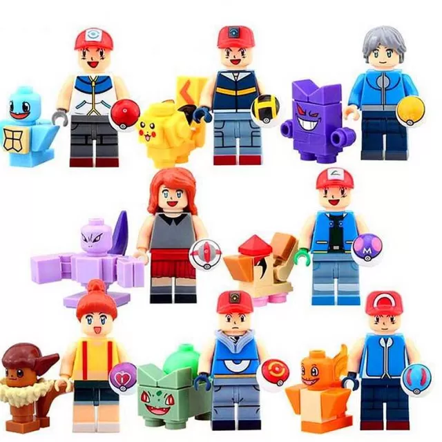 Pokemon Figuren-Pkm.store Pokemon Trainer Set Mit 7 Figuren