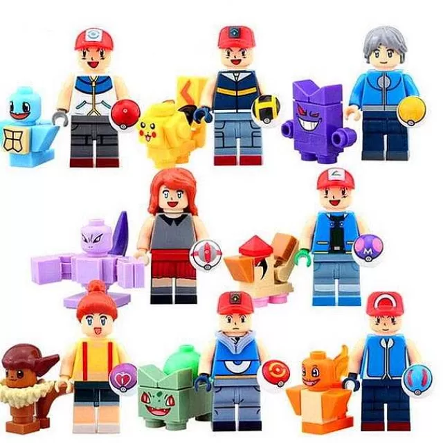 Pokemon Figuren-Pkm.store Pokemon Trainer Set Mit 7 Figuren