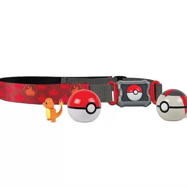 Pokemon Spielzeug-Pkm.store Pokemon Trainer Set Mit Gurtel, Pokeball, Tasche Und Figur