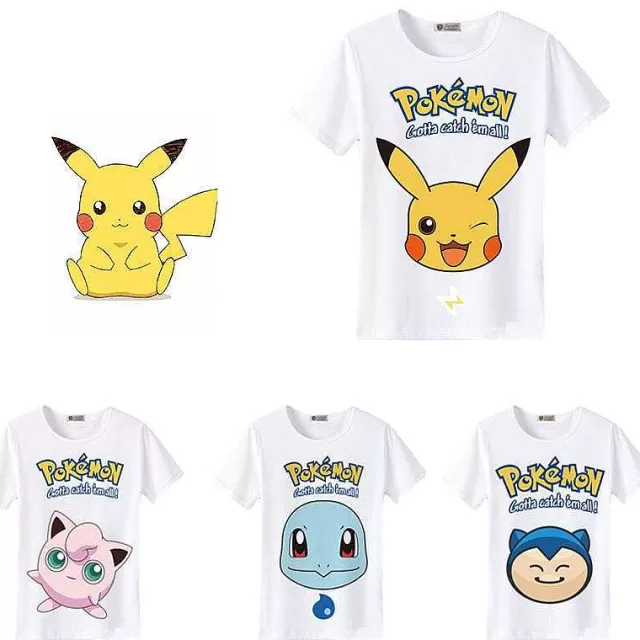 Sommer-Pkm.store Pokemon Und Pikachu Sommer T-Shirts In Vielen Tollen Motiven