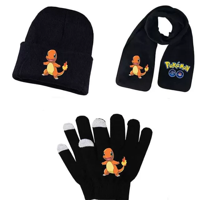 Herbst & Winter-Pkm.store Pokemon Winter Sets: Mutze, Schal Und Handschuhe - Viele Motive