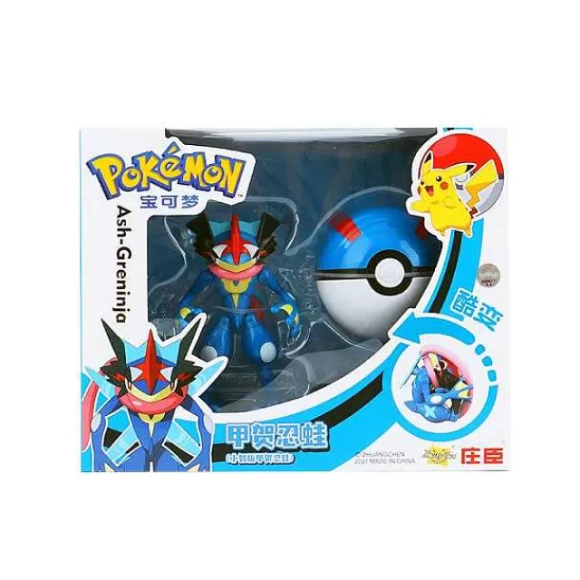 Pokeball & Pokebälle-Pkm.store Quajutsu Greninja Spielzeug Figur Mit Pokeball