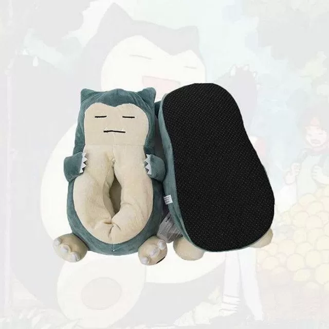 Sonstiges Merchandise-Pkm.store Relaxo / Snorlax Kuschel Hausschuhe Slipper