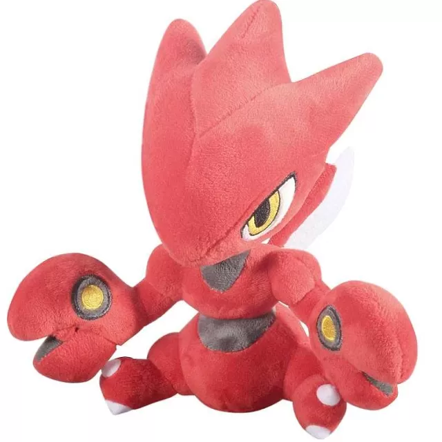 Pokemon Kuscheltiere-Pkm.store Scherox Scizor Pokemon Kuscheltier (Ca. 18Cm)