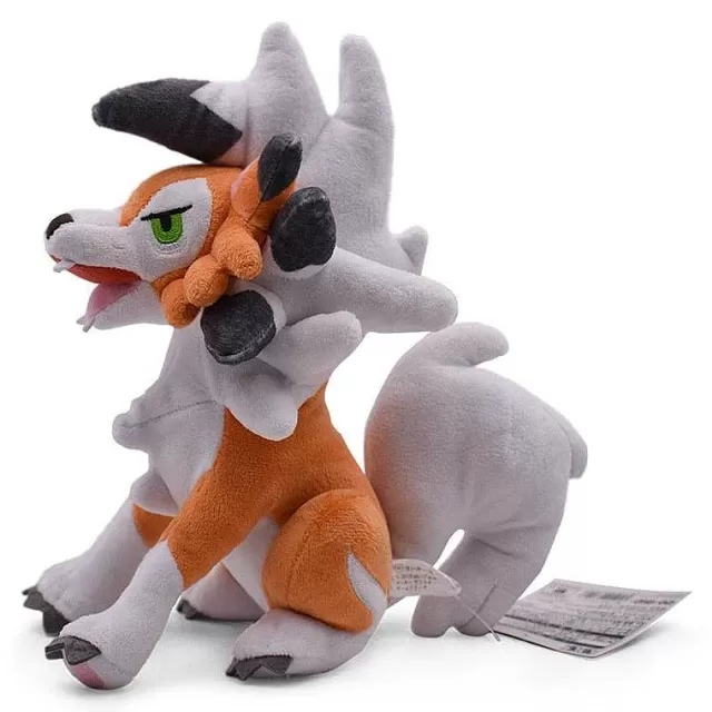 Pokemon Kuscheltiere-Pkm.store Sitzender Lycanroc Wolwerock Plusch Pokemon (Ca. 24Cm)