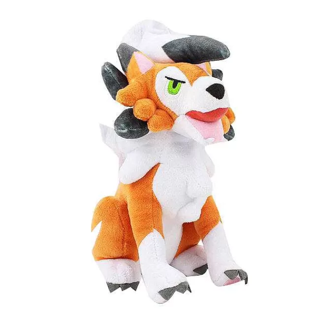 Pokemon Kuscheltiere-Pkm.store Sitzender Lycanroc Wolwerock Plusch Pokemon (Ca. 24Cm)