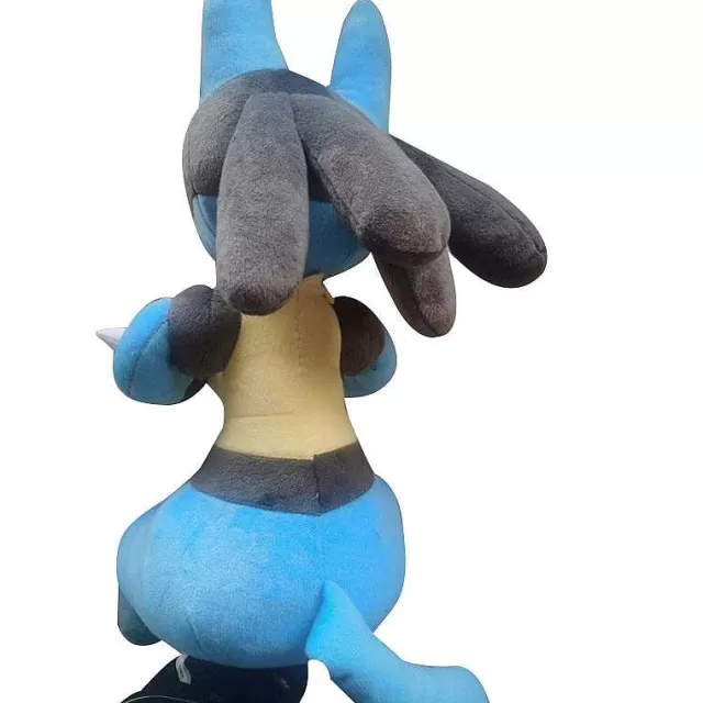 Xxl Pokemon-Pkm.store Sitzender Xxl Lucario Plusch Puppe Pokemon (Ca. 48Cm)