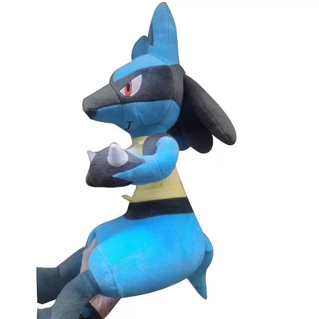 Xxl Pokemon-Pkm.store Sitzender Xxl Lucario Plusch Puppe Pokemon (Ca. 48Cm)