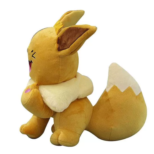 Pokemon Kuscheltiere-Pkm.store Sitzendes Evoli Eevee Plusch Pokemon (Ca. 30Cm)