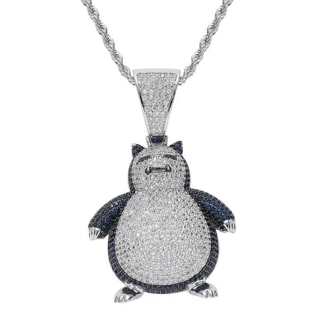 Pokemon Schmuck-Pkm.store Snorlax Relaxo Hip Hop Kette