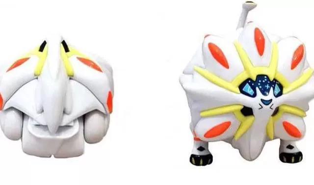 Pokemon Figuren-Pkm.store Solgaleo Figur Mit Pokeball Pokemon Spielzeug