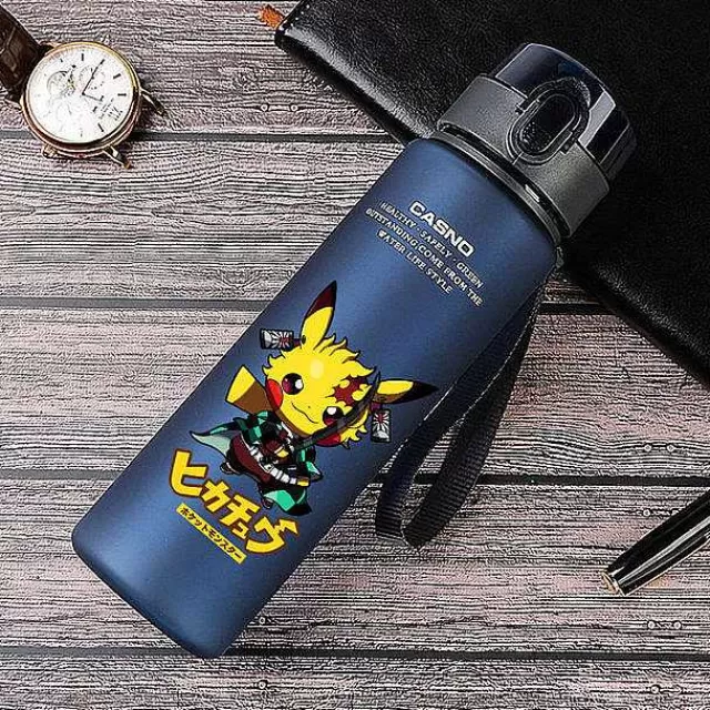 Sommer-Pkm.store Sport Und Trinkflasche Mit Pokemon Pikachu Motiv