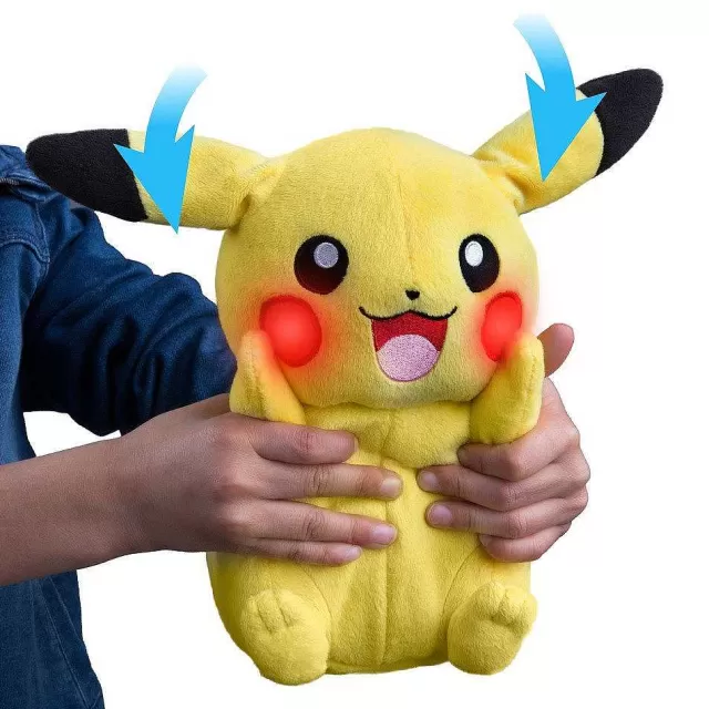 Pokemon Kuscheltiere-Pkm.store Sprechender Pikachu Kuschel Pokemon - Pikachu Spricht Und Lacht