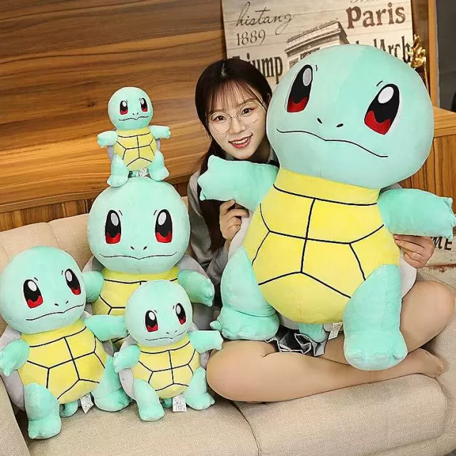 Pokemon Kuscheltiere-Pkm.store Suser Schiggy Squirtle Plusch Pokemon (10-50Cm)