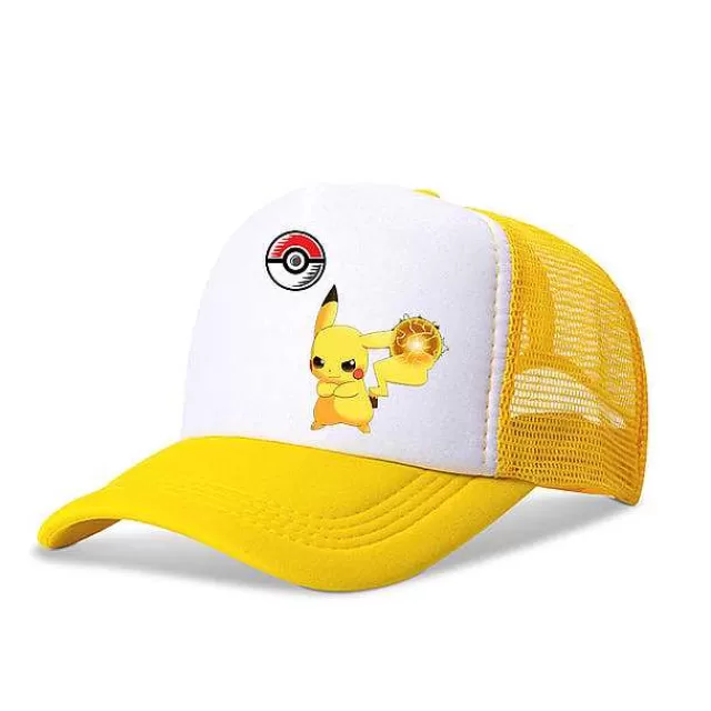 Sommer-Pkm.store Tolle Pokemon Pikachu Sommer Baseball Caps Mützen Fur Kinder