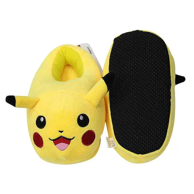 Herbst & Winter-Pkm.store Warme Plusch Pokemon Hausschuhe Fur Kinder (Pikachumotiv)