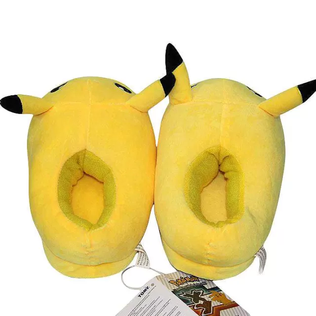 Sonstiges Merchandise-Pkm.store Warme Plusch Pokemon Hausschuhe Fur Kinder (Pikachumotiv)