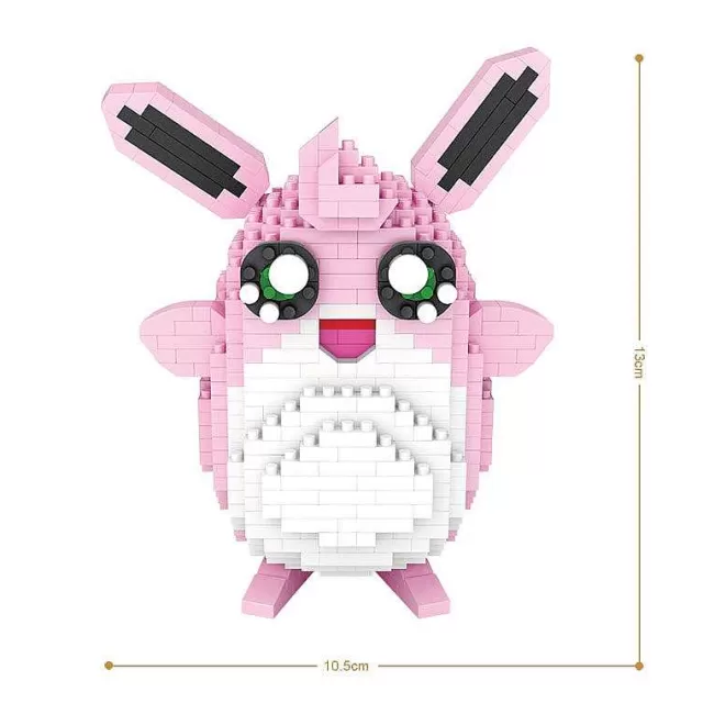 Pokemon Bausteine-Pkm.store Wigglytuff Knuddeluff Pokemon Baustein Set