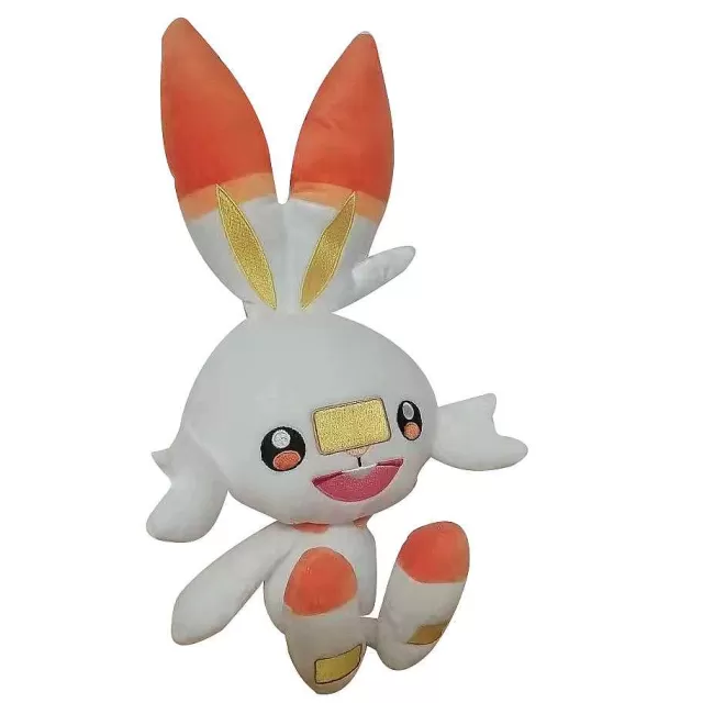 Xxl Pokemon-Pkm.store Xxl Hopplo Scorbunny Plusch Puppe (Ca. 40Cm)