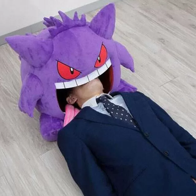 Xxl Pokemon-Pkm.store Xxl Pluschfigur Pokemon Gengar Mit Ausrollbarer Zunge (Ca. 45Cm)